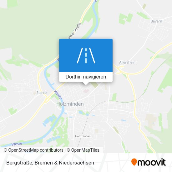 Bergstraße Karte