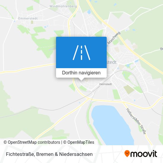 Fichtestraße Karte