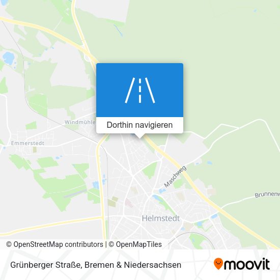 Grünberger Straße Karte