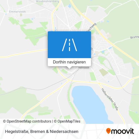 Hegelstraße Karte