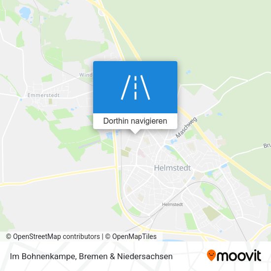 Im Bohnenkampe Karte