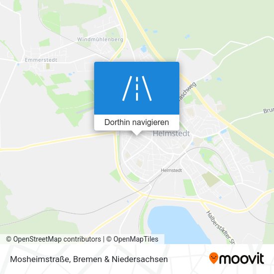Mosheimstraße Karte