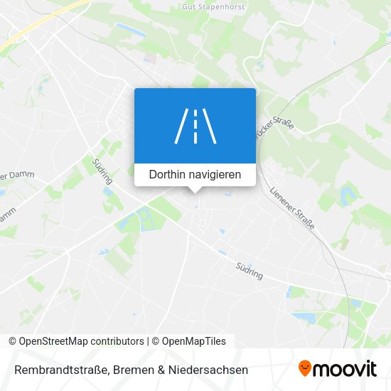 Rembrandtstraße Karte