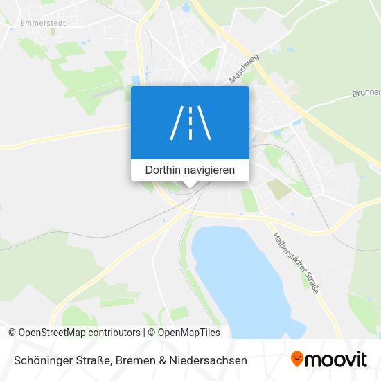 Schöninger Straße Karte