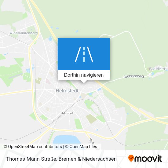 Thomas-Mann-Straße Karte