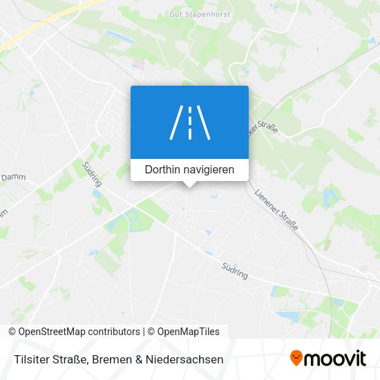 Tilsiter Straße Karte