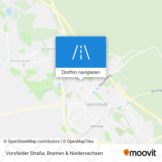 Vorsfelder Straße Karte