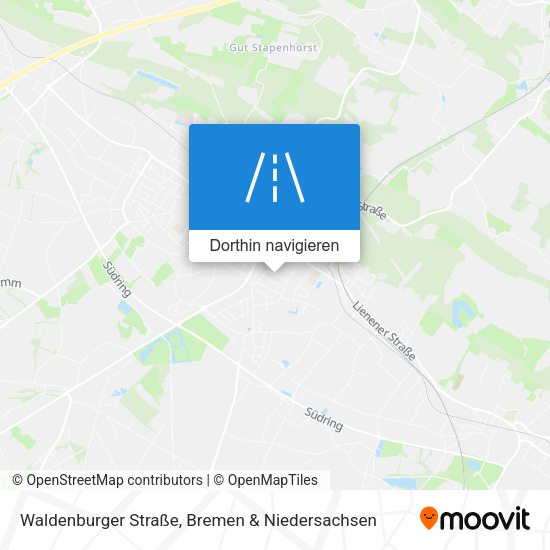 Waldenburger Straße Karte