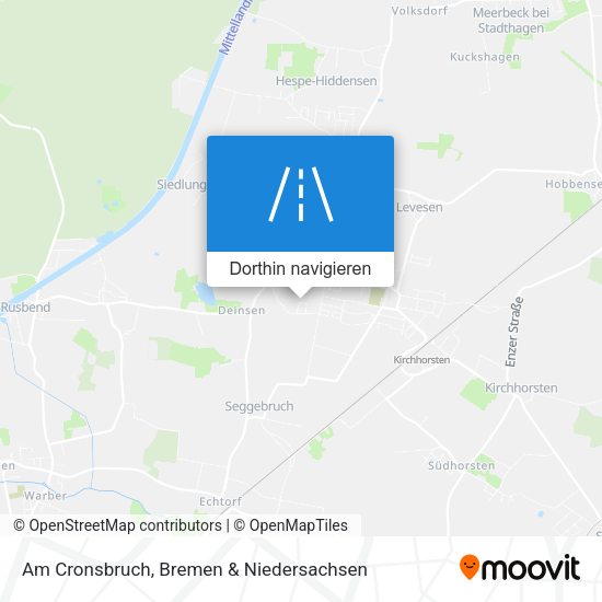 Am Cronsbruch Karte