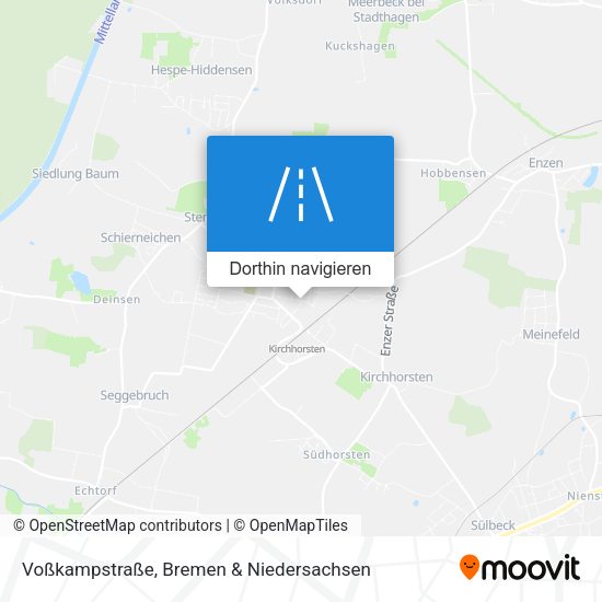 Voßkampstraße Karte