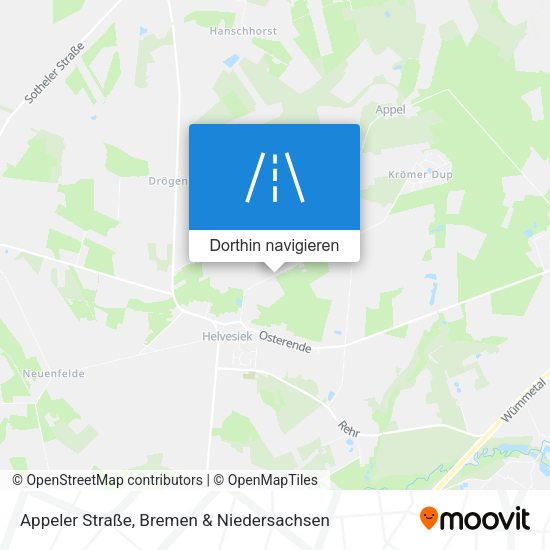 Appeler Straße Karte