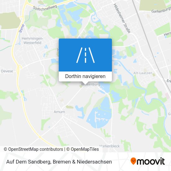 Auf Dem Sandberg Karte