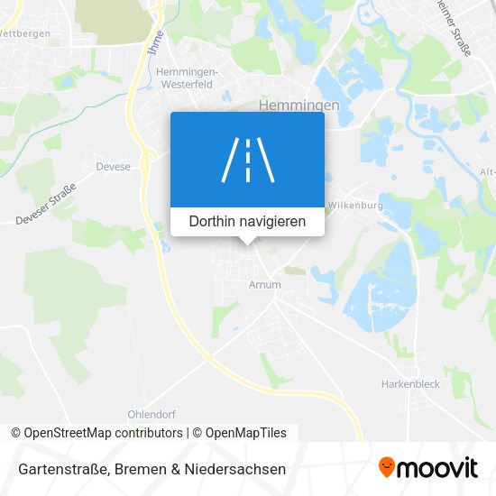 Gartenstraße Karte