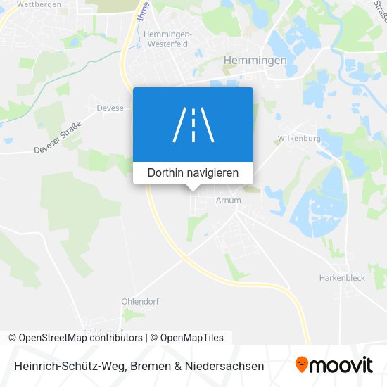 Heinrich-Schütz-Weg Karte
