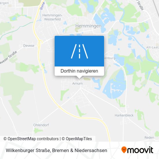 Wilkenburger Straße Karte
