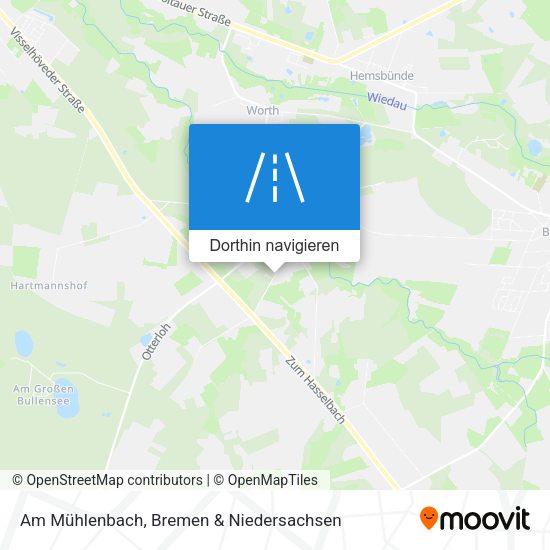 Am Mühlenbach Karte