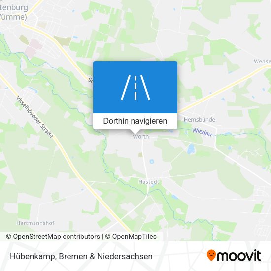 Hübenkamp Karte