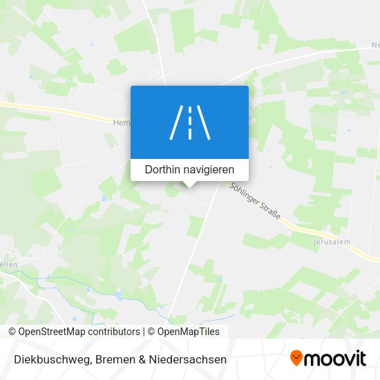 Diekbuschweg Karte