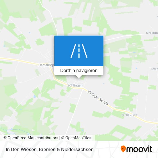 In Den Wiesen Karte