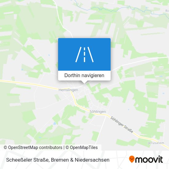 Scheeßeler Straße Karte