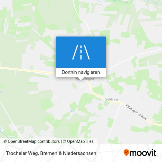 Trocheler Weg Karte