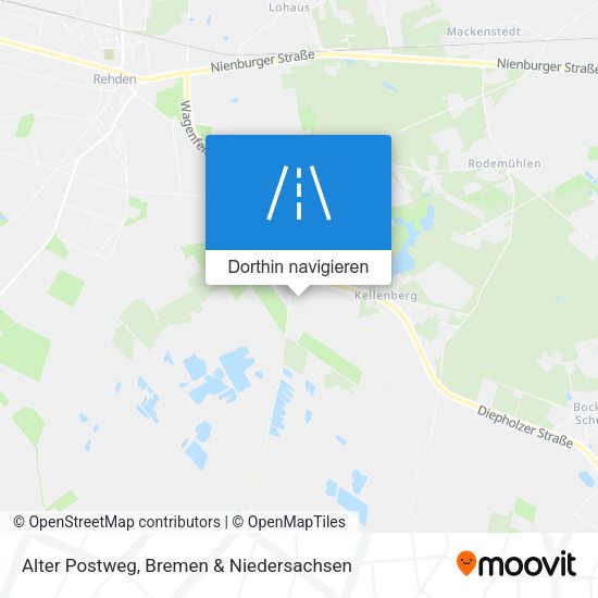 Alter Postweg Karte