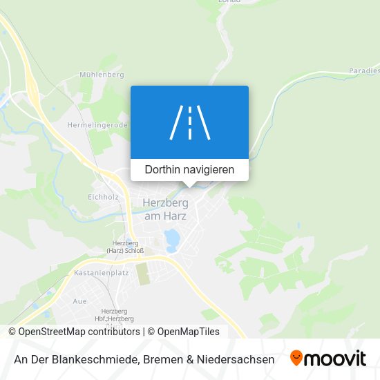 An Der Blankeschmiede Karte