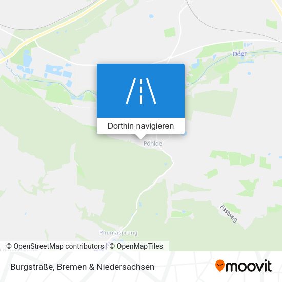Burgstraße Karte