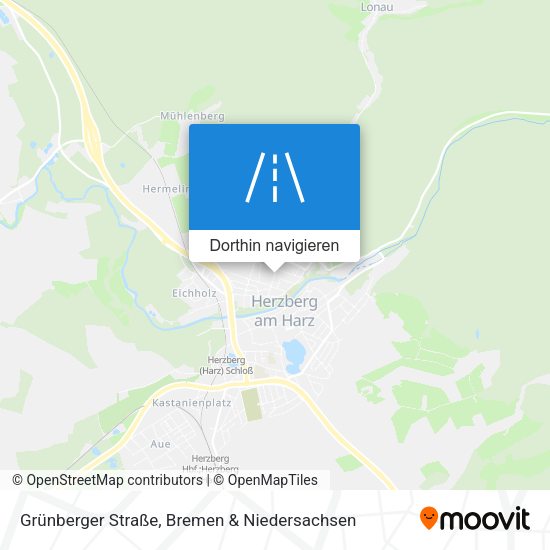 Grünberger Straße Karte