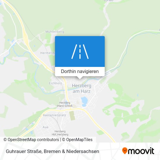 Guhrauer Straße Karte