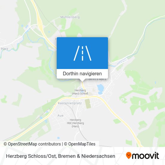 Herzberg Schloss/Ost Karte