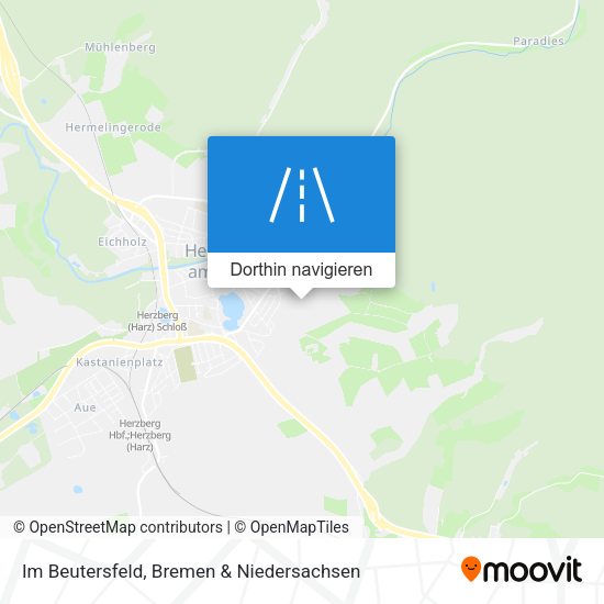 Im Beutersfeld Karte