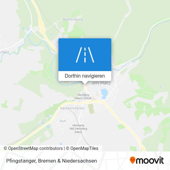 Pfingstanger Karte