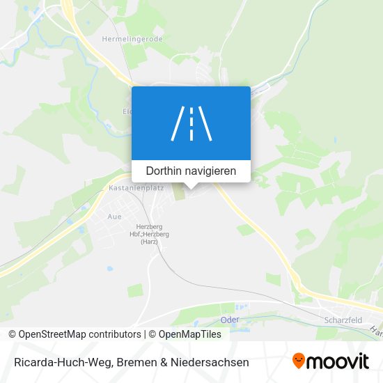 Ricarda-Huch-Weg Karte