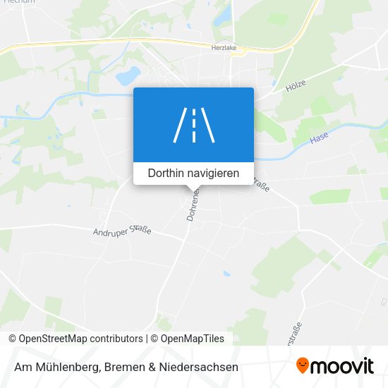 Am Mühlenberg Karte