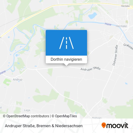 Andruper Straße Karte