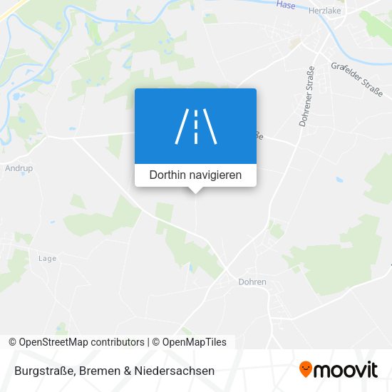 Burgstraße Karte