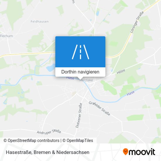 Hasestraße Karte