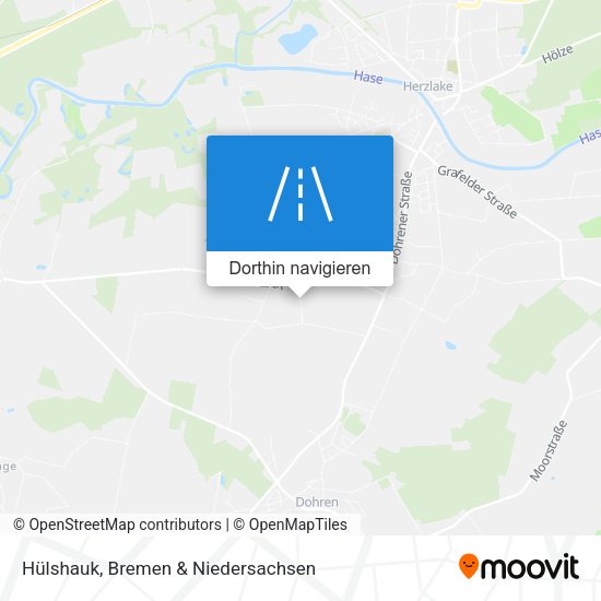Hülshauk Karte
