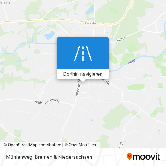 Mühlenweg Karte