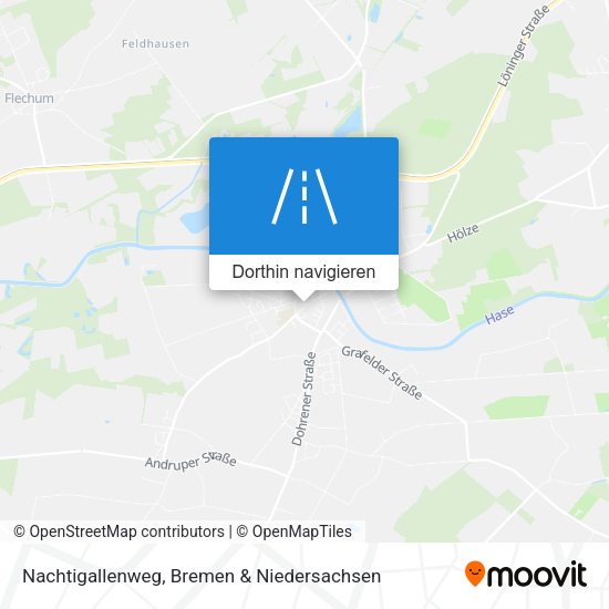 Nachtigallenweg Karte