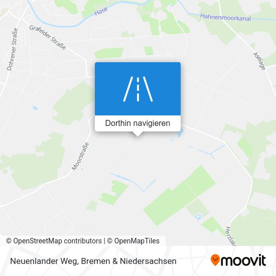 Neuenlander Weg Karte