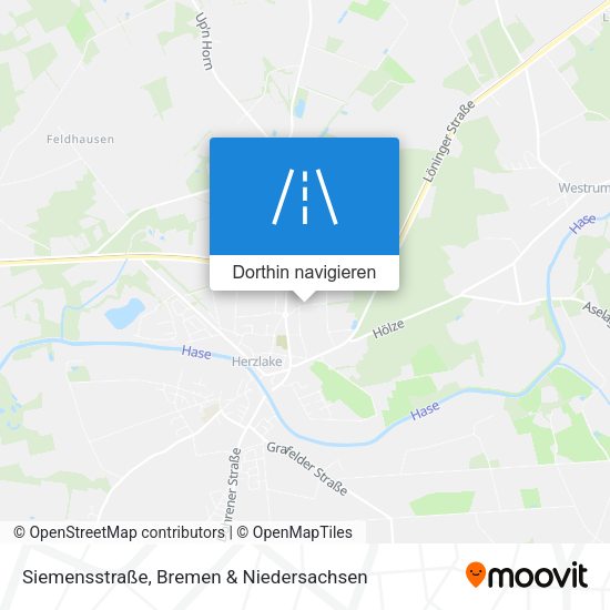Siemensstraße Karte