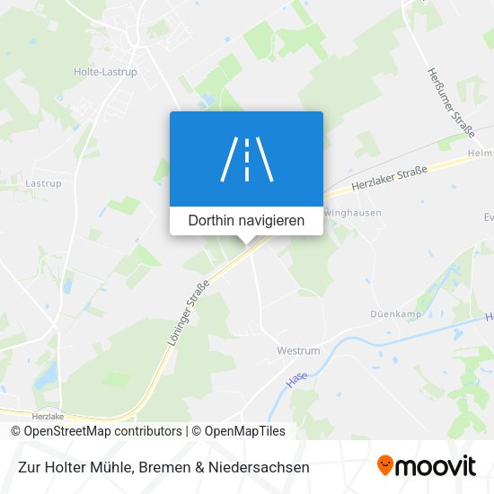 Zur Holter Mühle Karte