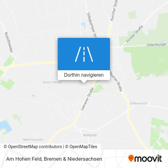 Am Hohen Feld Karte