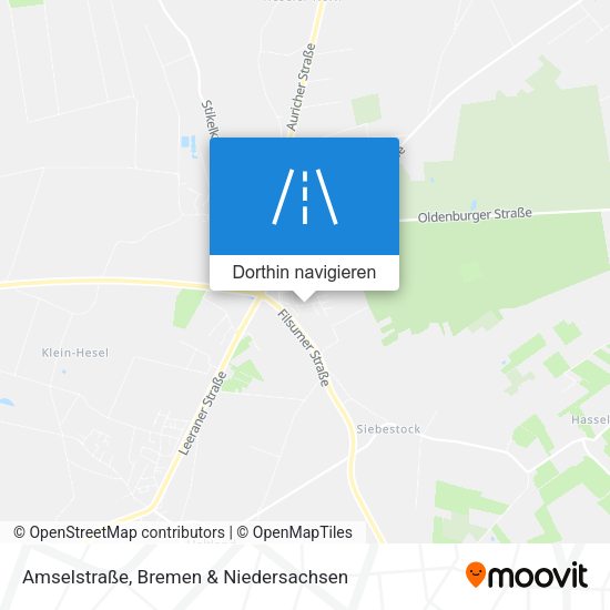 Amselstraße Karte