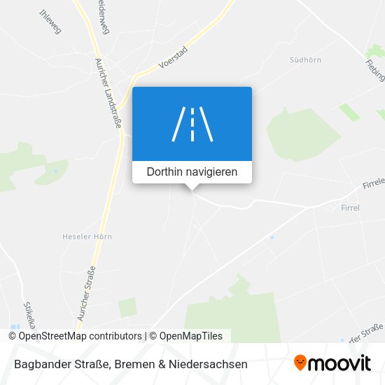 Bagbander Straße Karte