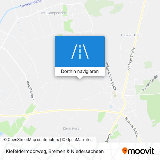 Kiefeldermoorweg Karte
