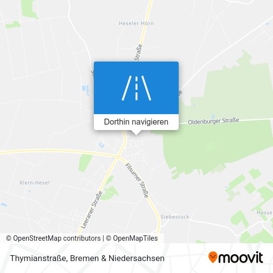 Thymianstraße Karte