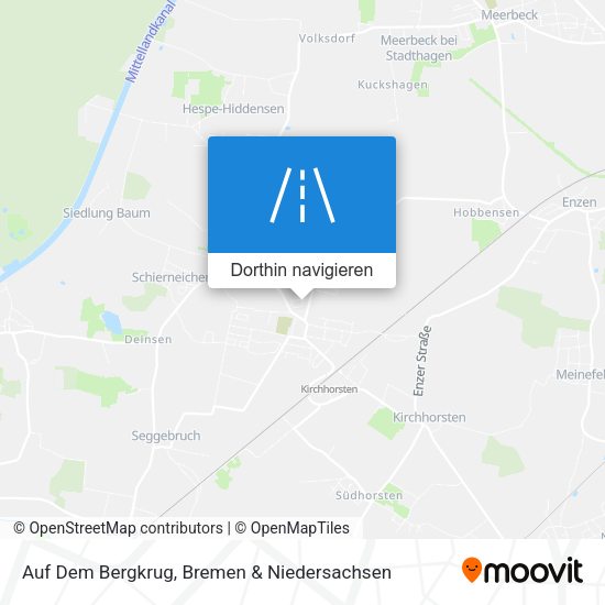 Auf Dem Bergkrug Karte